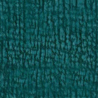 Teal fabric texture with raised, irregular pattern; dense ridges and valleys create a three-dimensional effect, labeled “egoitaliano fabric (b) snake”.